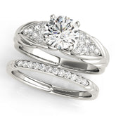 Engagement Rings Cluster Sides - TN50654-E